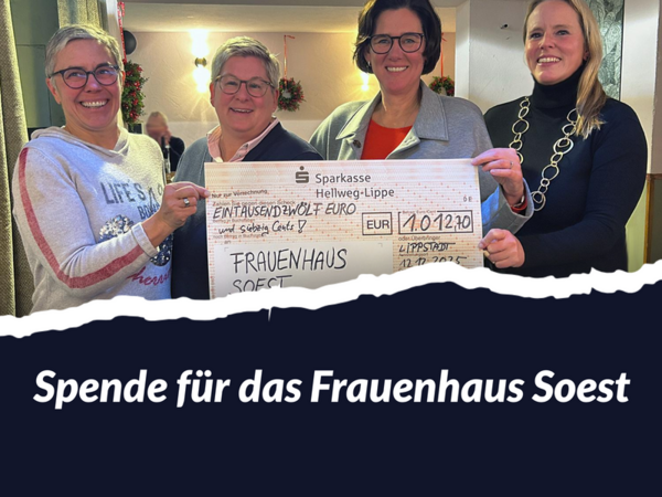 Titelbild Golf-Ladies spenden für Frauen